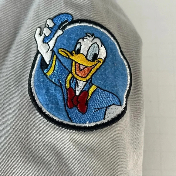 Walt Disney World Where Dreams Come True Bomber Patch Jacket Size S Full Zip - Picture 5 of 14